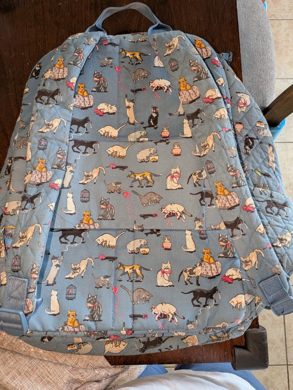 Vera Bradley Cat print Backpack - Picture 5 of 8